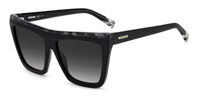 Missoni Mis 0087/s 33z/9o Occhiali Da Sole Neri Per Donna In Black