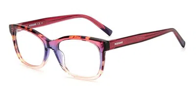 Missoni Mis 0090 0ae Occhiali Da Vista Rosa Per Donna (solo Montatura) In Brown