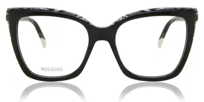 Missoni Mis 0092 1ei Occhiali Da Vista Neri Per Donna (solo Montatura) In Black
