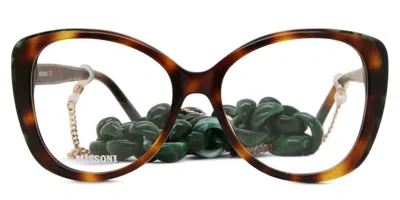 Missoni Mis 0093/n Phw Occhiali Da Vista Tartarugatishell Per Donna (solo Montatura) In Brown