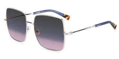 Missoni Mis 0096/s 010/gb Women's Sunglasses Silver Size 58