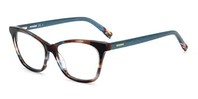 Missoni Mis 0101 Iwf Occhiali Da Vista Marroni Per Donna (solo Montatura) In Multi