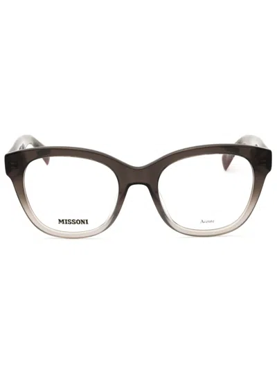 Missoni Mis 0105 Eyeglasses In Grey/clear Demo Lens