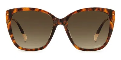 Missoni Mis 0123/g/s Asian Fit Map/ha Women's Sunglasses Tortoiseshell Size 57 In Brown
