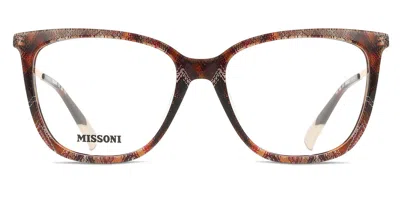 Missoni Mis 0125/g Asian Fit Women's Glasses, Tortoiseshell, Size 53 In Blue
