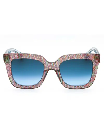 Missoni Mis 0126/s Sunglasses In 0qq7 08 - Pkpttmult/dk Blue Sf