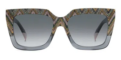Missoni Mis 0147/s Rgk/9o Women's Sunglasses Green Size 55