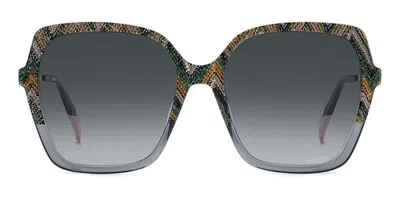 Missoni Mis 0148/s Rgk/9o Women's Sunglasses Green Size 57