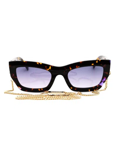 Missoni Tortoiseshell-effect Cat-eye Sunglasses In Brown