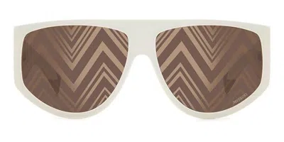 Missoni Mis 0165/s Szj/eb Women's Sunglasses White Size 61 In Brown