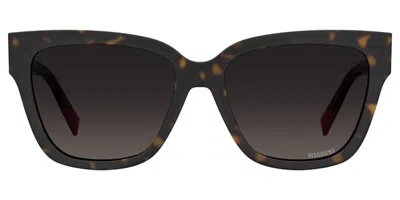 Missoni Mis 0179/cs With Clip-on Women's Glasses, Tortoiseshell, Size 54 In Brown