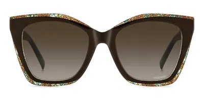 Missoni Mis 0188/s 09q/ha Women's Sunglasses Brown Size 54 In Black