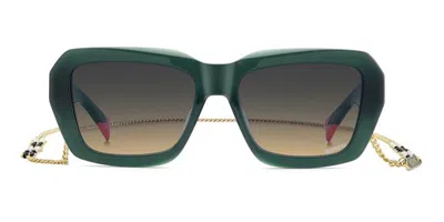 Missoni Mis 0193/g/s Asian Fit 1ed/i4 Women's Sunglasses Green Size 55
