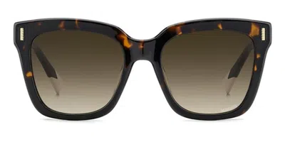 Missoni Mis 0206/g/s Asian Fit 086/ha Women's Sunglasses Tortoiseshell Size 53 In Green