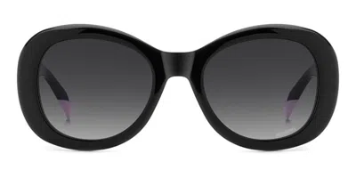 Missoni Mis 0215/g/s Vestibilità Orientale 807/9o Occhiali Da Sole Neri Per Donna In Black