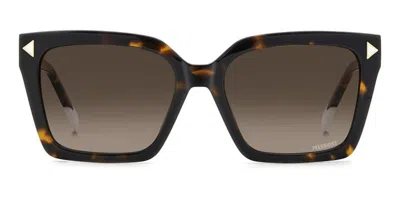 Missoni Mis 0236/s 086/ha Occhiali Da Sole Tartarugatishell Per Donna In Brown
