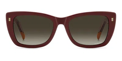 Missoni Mis 0256/s Lhf/ha Occhiali Da Sole Borgogna Per Donna In Burgundy