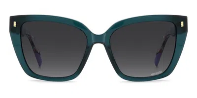 Missoni Mis 0257/s Zi9/9o Occhiali Da Sole Blu Per Donna In Blue