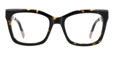 Missoni Mis 0265/g Vestibilità Orientale 086 Occhiali Da Vista Tartarugatishell Per Donna (solo Montatura) In Black