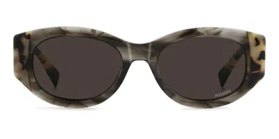 Missoni Mis 0272/s Aci/70 Occhiali Da Sole Tartarugatishell Per Donna In Gray