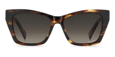 Missoni Mis 0278/g/s Vestibilità Orientale Kvi/ha Occhiali Da Sole Tartarugatishell Per Donna In Black