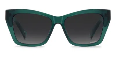 Missoni Mis 0278/g/s Vestibilità Orientale Zi9/9o Occhiali Da Sole Blu Per Donna In Green