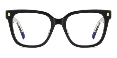 Missoni Mis 0283/g Vestibilità Orientale 807 Occhiali Da Vista Neri Per Donna (solo Montatura) In Black