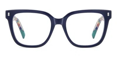 Missoni Mis 0283/g Vestibilità Orientale Pjp Occhiali Da Vista Blu Per Donna (solo Montatura) In Green