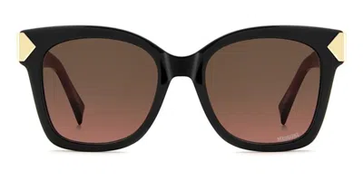 Missoni Mis 0284/s Qfu/m2 Occhiali Da Sole Neri Per Donna In Black
