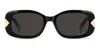 Missoni Rectangular Acetate Sunglasses In Black