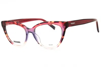 Missoni Mis0091 Cat Eye Eyeglasses In Burgundy