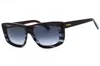 Missoni Mis0111s Rectangular Frame Sunglasses In Blue