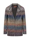 Missoni Chevron-pattern Blazer In Multi