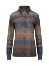 Missoni Multicolor Lurex Shirt In Gray