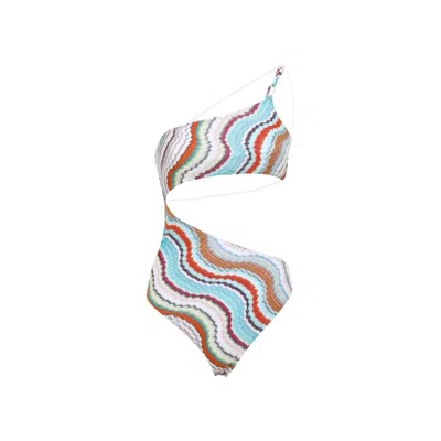 MISSONI MISSONI MISSONI MULTICOLOR VISCOSE ONE-PIECE
