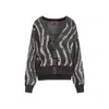 Missoni Brown Sweater For Versatility Sweaters In Black