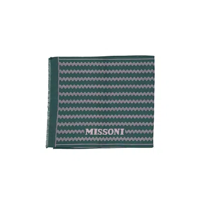 Missoni Wool Scarf In Green