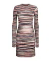 Missoni Striped Short Dress In Multicolor
