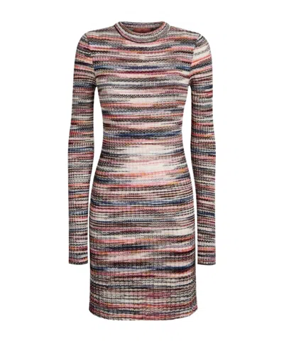 Missoni Striped Short Dress In Multi