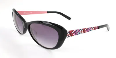 Missoni Mm 654 S01sa Occhiali Da Sole Neri Per Donna In Blue