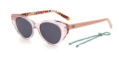 Missoni Mmi 0004/s 35j/ir Occhiali Da Sole Rosa Per Donna In Multi