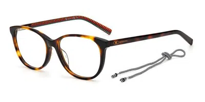 Missoni Mmi 0006 086 Occhiali Da Vista Tartarugatishell Per Donna (solo Montatura) In Brown