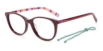 Missoni Mmi 0006 Sr8 Occhiali Da Vista Borgogna Per Donna (solo Montatura) In Burgundy