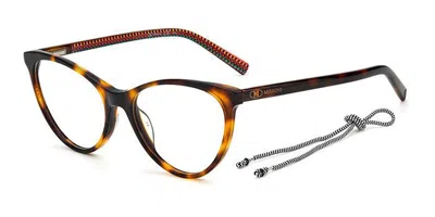 Missoni Mmi 0009 086 Occhiali Da Vista Tartarugatishell Per Donna (solo Montatura) In Brown