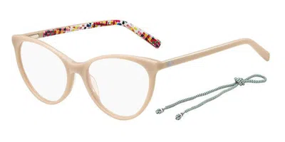 Missoni Mmi 0009 Obl Occhiali Da Vista Bianchi Per Donna (solo Montatura) In Gray