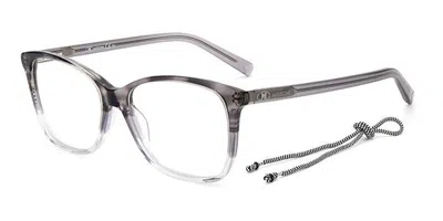 Missoni Mmi 0010 2w8 Occhiali Da Vista Chiari Per Donna (solo Montatura) In Gray
