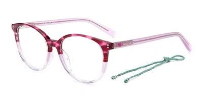 Missoni Mmi 0011 1zx Occhiali Da Vista Rosa Per Donna (solo Montatura) In Multi