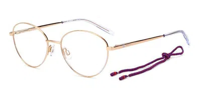 Missoni Mmi 0024 Lta Women's Glasses Gold Size 53 - Free Lenses - Blue Light Block Available In Lilac Rose Gold