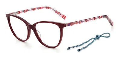 Missoni Mmi 0067 Lhf Occhiali Da Vista Borgogna Per Donna (solo Montatura) In Burgundy