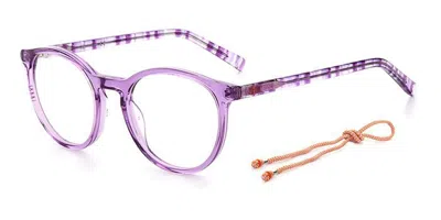 Missoni Mmi 0068 B3v Occhiali Da Vista Purple Per Donna (solo Montatura) In Multi